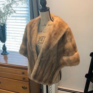 Fur shawl